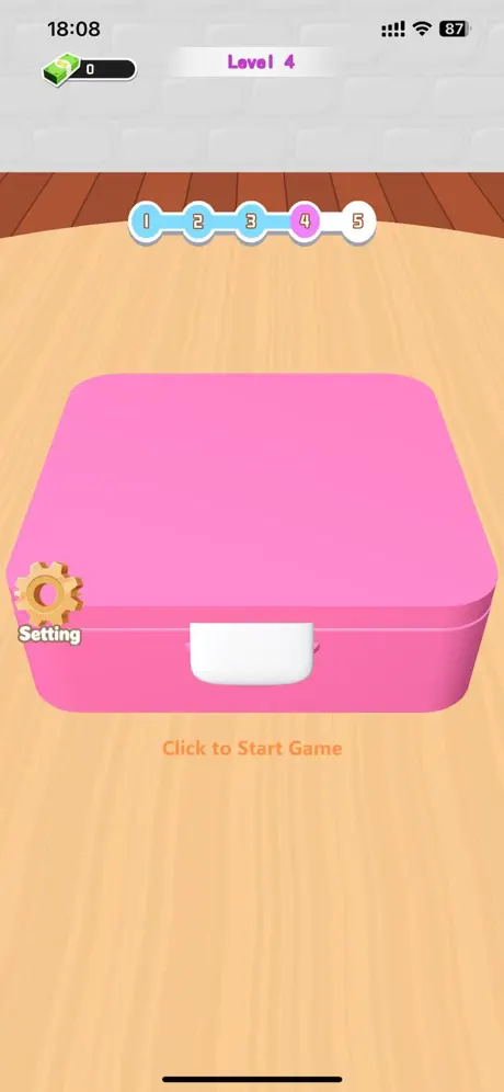 Level 4 with settings