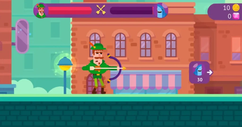 bowmaster gameplay
